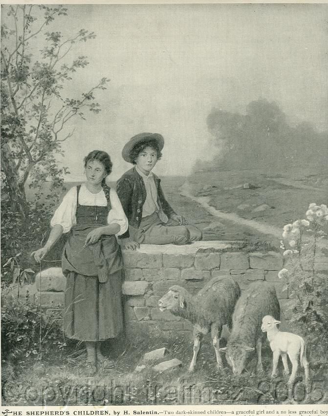 Shepherdschildren Spinning Sheep