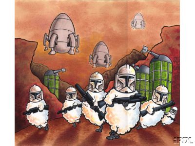 Star Wars Attack of the Sheep Clones