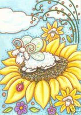 Sunflower Sheep Fairy