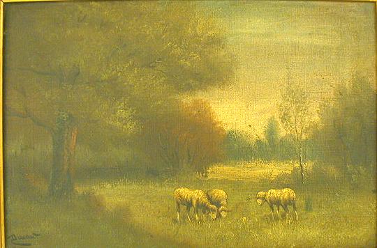 Thin Sheep in Pasture