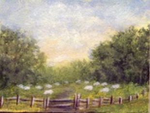 Tiny Sheep Painting