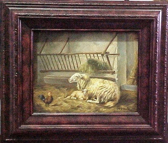 Ugly Frame Pretty Sheep Picture