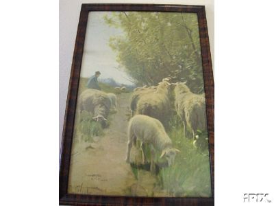 Vintage Pastorial Sheep