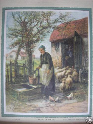Woman at the Well with Sheep