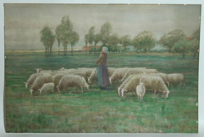 Woman with Sheep