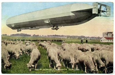 Zeppelin Over Sheep