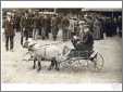 2 Boys in a Two Sheep Cart Ohio 1907