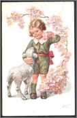 Boy Child with Lamb