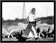 Bulgarian Shepherdess with Sheep