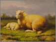Bws Ewe with Lamb Sheep