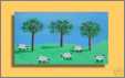 Canvas Panel Art Sheep