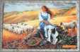 Celestial Seasonings Poster Spearmint Woman Sheep