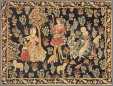 French Midevil Tapestry Sheep Shearing