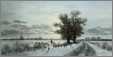 Gerald Coulson Winter Farm Landscape