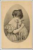 Gibson Girl with Sheep