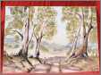 Herding Sheep Drover Painting Australian