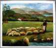 Impression Shepherd with Sheep