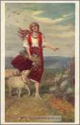 Lady with Sheep B