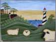 Lighthouse with Sheep