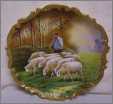 Limoges Shepherd and Sheep