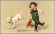 Litho Boy and Sheep Dancing