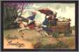 PFB Holiday Easter Postcard Lamb Sheep Jockey