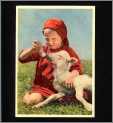 Russian Girl with Lamb