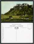 Scotland Old Postcard Stirling Castle Kings Knot Sheep