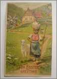 Sheep and Easter Rabbit with Egg Hat