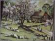 Sheep and People in Spring