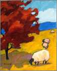 Sheep Graze in Fall2