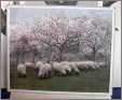 Sheep in a Cherry Orchard