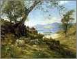 Sheep in a Springtime Landscape Farquharson