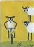 Sheep on a Bike