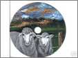Sheep Painted on a Cd