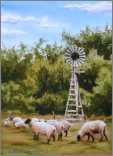 Sheep with a Windmill