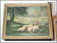 Sheep with Reclining Shepherdess