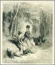 Shepherdess Engraving 1800