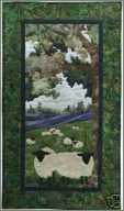 Suffolk Sheep Quilt Panel