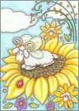 Sunflower Sheep Fairy