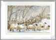 Swaledale Sheep Winter Watercolour