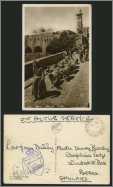 Syria 1944 Postcard Hama Bridge Orontes Sheep Shepherd