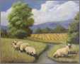 Valley Landscape with Sheep