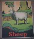 Vintage Sheep Illustration