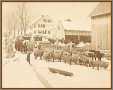 Winter in the Farmyard Snow Sheep Kilburn Bros 1870Sv6616C