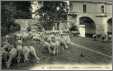 Woman and Chateau Sheep