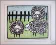 Woodcut Sheep